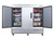Dukers 3-Door Commercial Freezer in Stainless Steel D83F