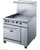 Dukers 36" Gas Range with Two (2) Open Burners & 24" Griddle DCR36-2B24GM Dukers 36" Gas Range with Two (2) Open Burners & 24" Griddle DCR36-2B24GM