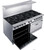 Dukers 60" Gas Range with Ten (10) Open Burners DC60-10B Dukers 60" Gas Range with Ten (10) Open Burners DC60-10B