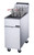 Dukers Natural Gas Fryer with 3 Tube Burners DCF3-NG