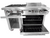 CONNERTON - 4 Open Burner, 24"Griddle Range