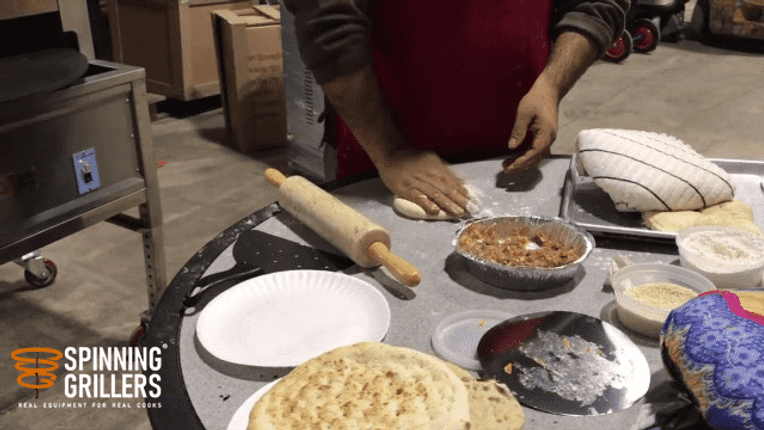 Chicken Paratha using Pita Oven Naan/Rotary Oven