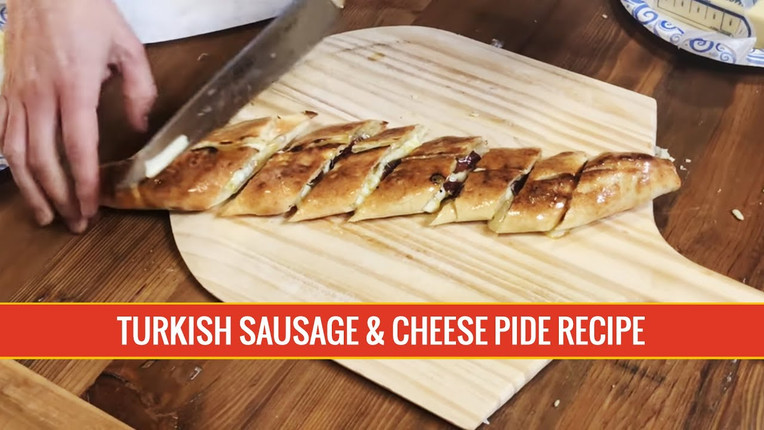 Perfect Turkish Sausage and Cheese Pide Recipe