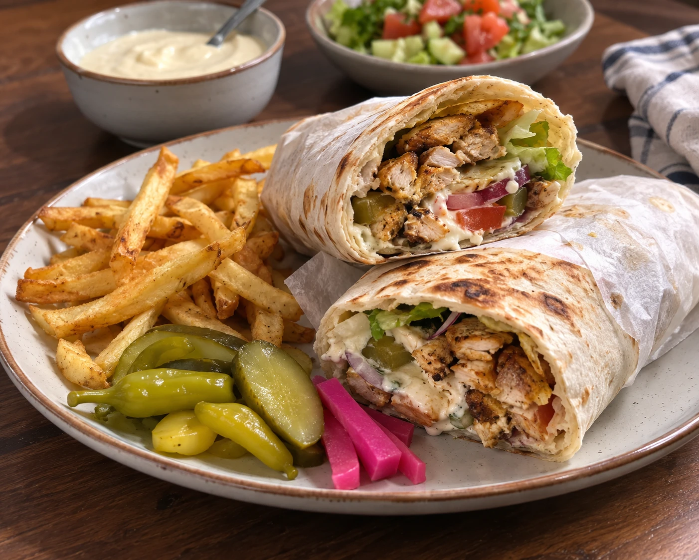 Shawarma Djaj (Chicken Shawarma)