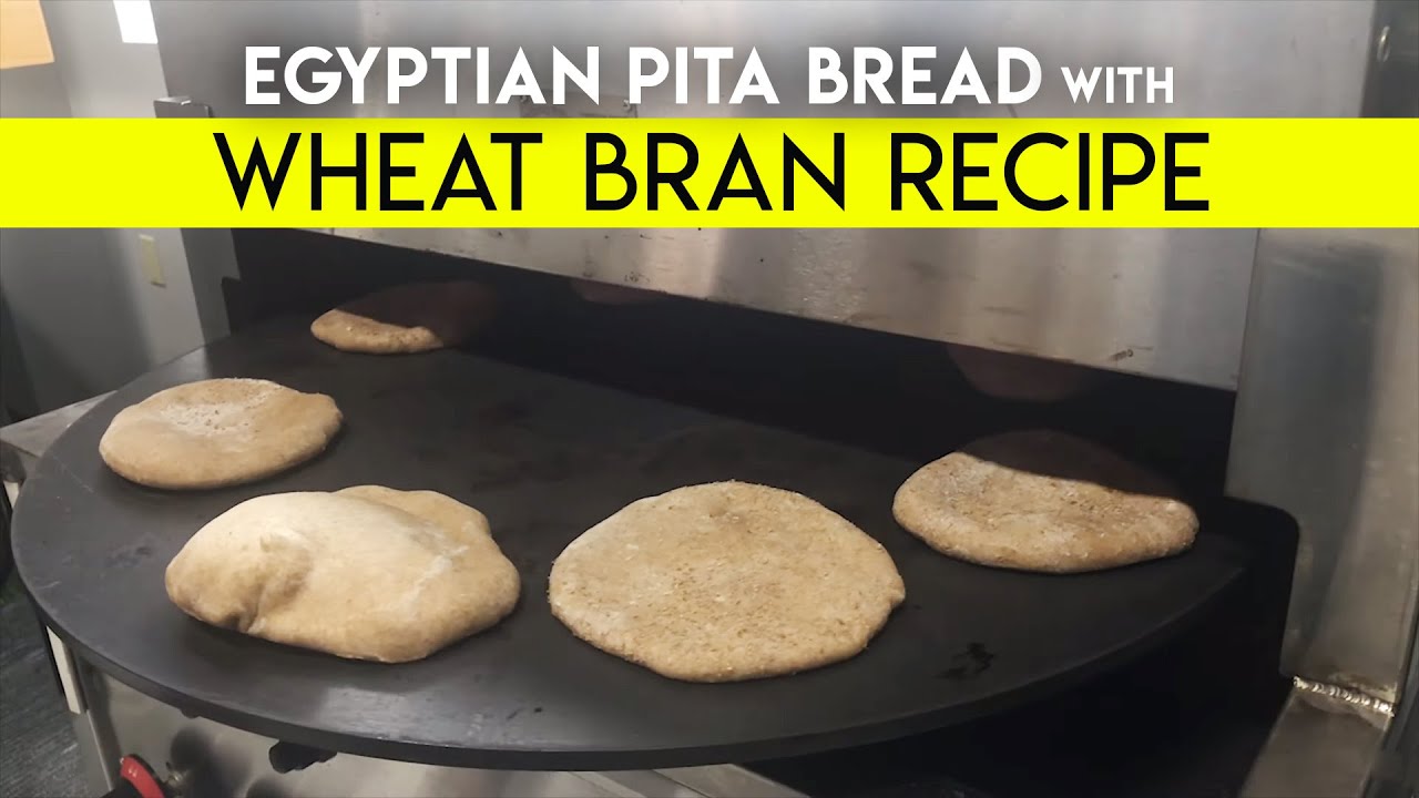 Egyptian Pita Bread with Wheat Bran Recipe Spinning Grillers