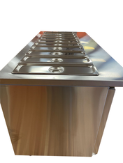 American Blaze Salad Serving Bar Counter Fridge