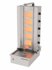 Doner Kebab Machine Gas, 5 Burner, Bottom Motor