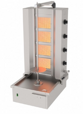 Doner Kebab Machine Gas, 4 Burner, Bottom Motor