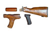 Romanian Dong Stock set w/ Trench Art Pistol Grip