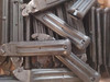 Pile of Yugo AK rifle bayonet sheaths