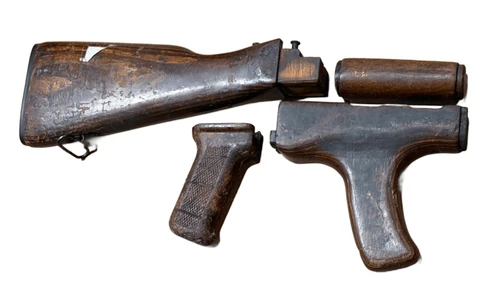 Romanian Dong Stock set w/ Worn Trench Art Pistol Grip