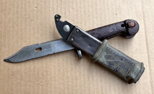 Trench Art Romanian AKM Bayonet 