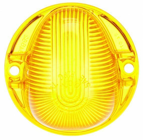 Signal-Stat, Round, Yellow, Polycarbonate, Replacement Lens for 1313 GM #684662, 2 Screw