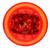 10 Series, Low Profile, LED, Red Round, 8 Diode, Marker Clearance Light, PC, Fit N Forget M/C, 12V