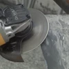Cutting stone surface cleanly with 4-inch HDII grinding wheel