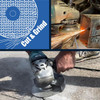 The HDII 7" flange cutting and grinding granite, tile, steel, stone, and pvc