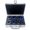 9 Piece Diamond Hole Saw Set