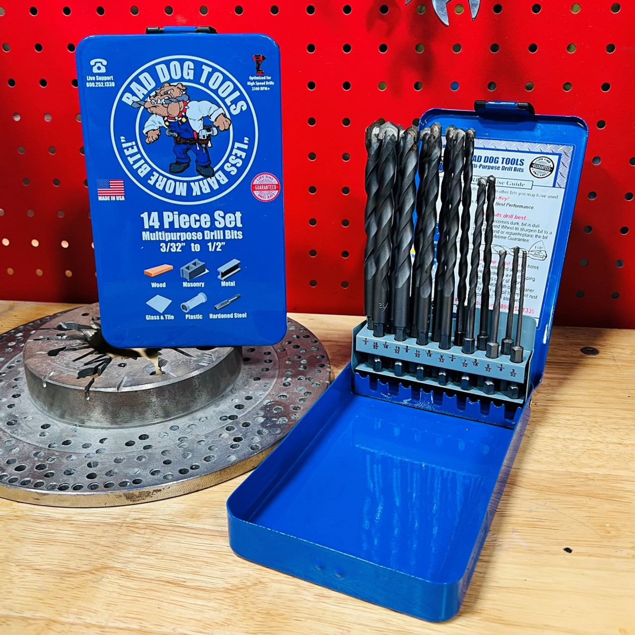 14pc Bad Dog Multi-Purpose Drill Bits