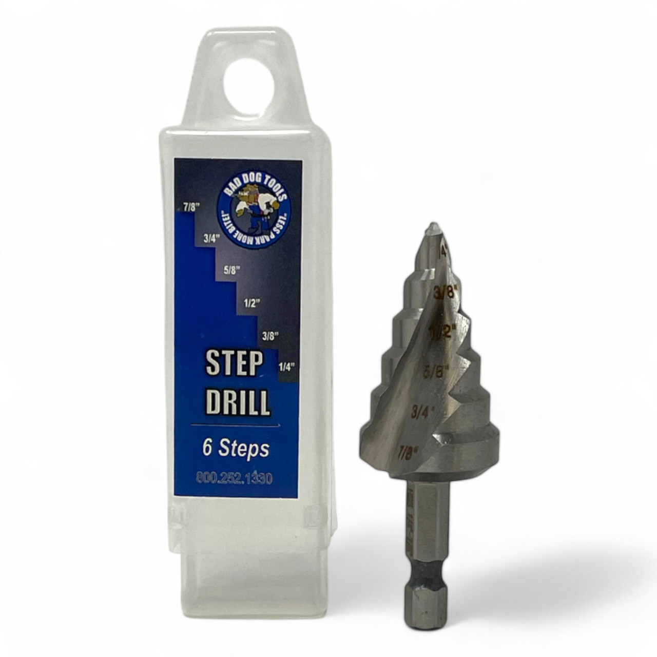 Step Drill Bits for Sheet Metal 1/4