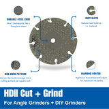 HDII 3-inch diamond cutting wheel with steel core for grinding and cutting HDII 3-inch diamond cutting wheel with steel core for grinding and cutting