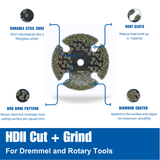HDII mini diamond blade with steel core for precision cutting and grinding HDII mini diamond blade with steel core for precision cutting and grinding