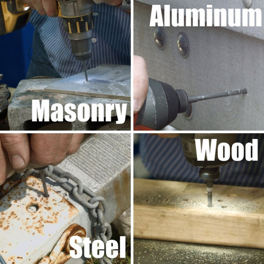 12" 6 piece Bad Dog SDS Hammer Drill Bit Set