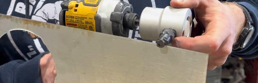 How to Cut Curves in Sheet Metal Without Snips, Grinders, or Distortion