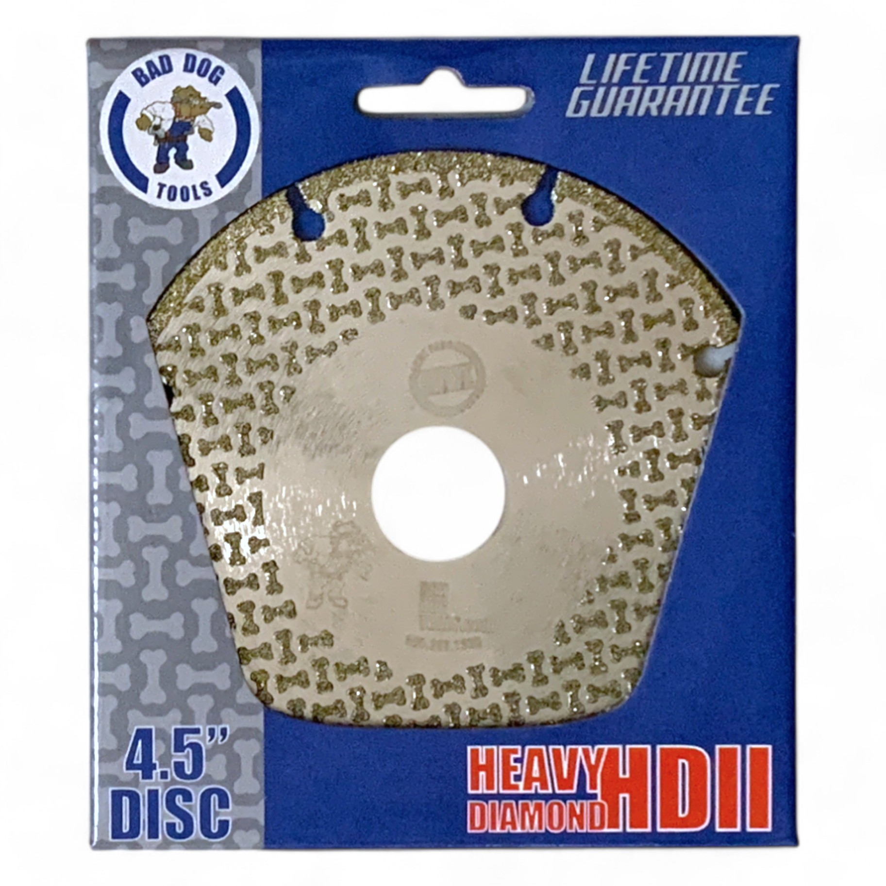 4.5-inch HDII diamond disc with dog bone pattern for angle grinders