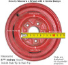 How to Measure for This Stainless Steel Baby Moon Hub Cap How to Measure for This Stainless Steel Baby Moon Hub Cap
