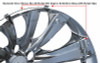 Backside view shows this Corolla hubcap has an all metal retention system, so it really grips the wheel and will stay on. Backside view shows this Corolla hubcap has an all metal retention system, so it really grips the wheel and will stay on.