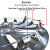 Backside View 12' - 13' Passat Hubcaps Shows the All Metal Retention Ring & Clips. Holds Tightly to Your Wheel. Backside View 12' - 13' Passat Hubcaps Shows the All Metal Retention Ring & Clips. Holds Tightly to Your Wheel.