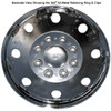 Backside View of ABS 16.5 inch Motorhome Hubcaps Universal RV Wheel Cover 16-1/2 inch RV Hub Cap 360 degree All Metal Retaining Ring & Clips