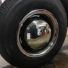 14" Stainless Steel Trim Ring Shown with a Baby Moon Hubcap
