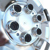 2007 2008 2009 2010 2011 2012 2013 2014 Chevy Suburban Close-up Rear View Shows ABS Lug Nuts That Screw On to the Wheel Lug Nut Ends Clamp on Wheel 2007 2008 2009 2010 2011 2012 2013 2014 Chevy Suburban Close-up Rear View Shows ABS Lug Nuts That Screw On to the Wheel Lug Nut Ends Clamp on Wheel