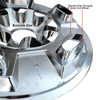 2011 2012 2013 2014 2015 2016 2017 2018 2019 Chevy Silverado 2500 or 3500 SRW Close-up Backside View Shows Special Clips That Grip Your Wheel 2011 2012 2013 2014 2015 2016 2017 2018 2019 Chevy Silverado 2500 or 3500 SRW Close-up Backside View Shows Special Clips That Grip Your Wheel