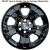 2016-2020 Chevrolet Suburban Simulator Black wheel skin cover Suburban hubcap with Chevrolet center cap attached 2016-2020 Chevrolet Suburban Simulator Black wheel skin cover Suburban hubcap with Chevrolet center cap attached