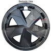 Backside view of  2023 2024 2025 Prius hubcap shows the all metal retention ring so this wheel cover really grips your wheel. Backside view of  2023 2024 2025 Prius hubcap shows the all metal retention ring so this wheel cover really grips your wheel.