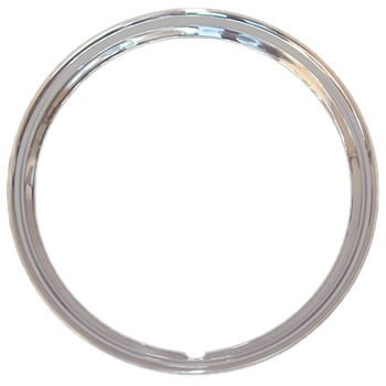 15 inch Beauty Rings Solid Stainless Steel Smooth 15/8 inch Deep Trim