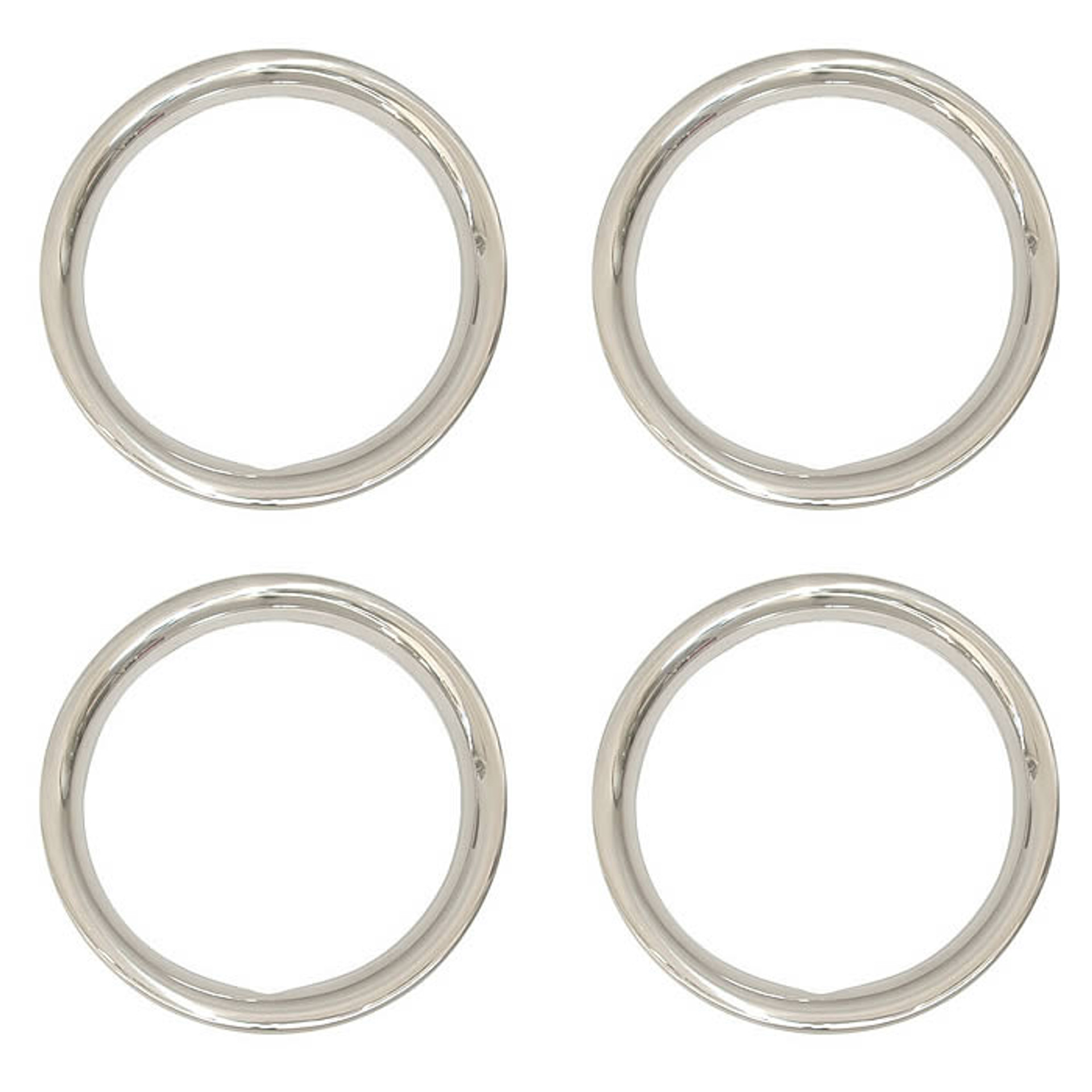 Stainless Steel Luster Beauty Rings 12 13 14 15 16 inch Trim Rings