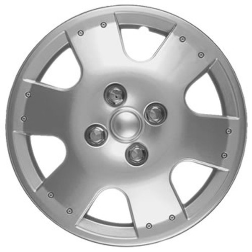 Beautiful Silver Finish Aftermarket 14 inch Wheel Cover Hubcap