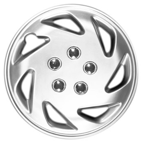Auto Tire Replacement Exterior Cap Snap On Hubcap Wheel Covers 14in Hub Caps Silver Rim Cover Set of 4 Car Accessories for 14 inch Wheels 14 inch Hubcaps Best for 1994-1997 Honda Civic - 