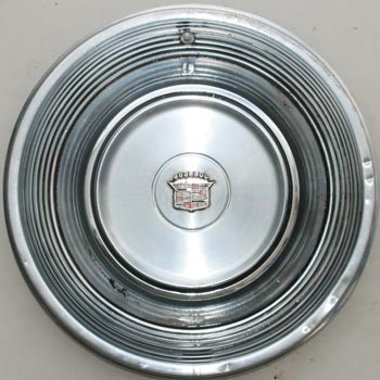 68' 69' Caddy Stainless Steel 15" Hubcap 1968 1969 Cadillac Stainless