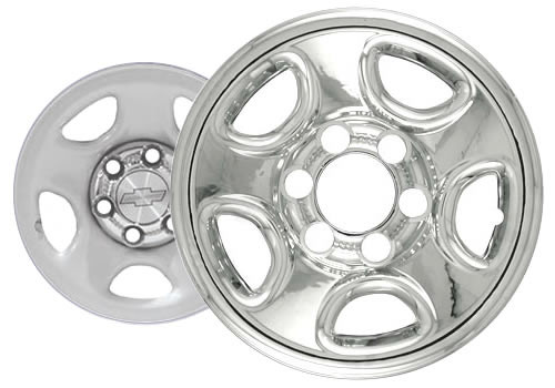 00-06' Chevy Tahoe Wheel Cover Wheelskin 16" Six Lug Chrome Finish