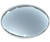 Baby Moon Hubcaps for 3 Inside Bumps 7 inch Across Inner Wheel Flange