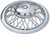 Vintage 15 inch Chrome Spoked Hubcap Classic Car Wheel Cover Angle View
