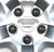 2007 2008 2009 2010 2011 2012 2013 2014 Chevy Malibu Wheel Cover Silver Finish Malibu Hubcap Close-up