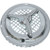Fiesta Wheelcover 14 inch Tri-Bar Hub Cap Showing 360 degree All Metal Retention Clips