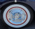 Close-up 59 Lancer Hubcaps Wheel Cover on a Vintage Classic Car - 14 inch