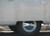 Avion travel trailer with Cone-style Moon Wheel Covers close-up