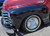 Closeup Crossbar Wheel Cover 4 Bar  Hubcaps 15 inch on a Classic Chevrolet 3100 Pickup Truck